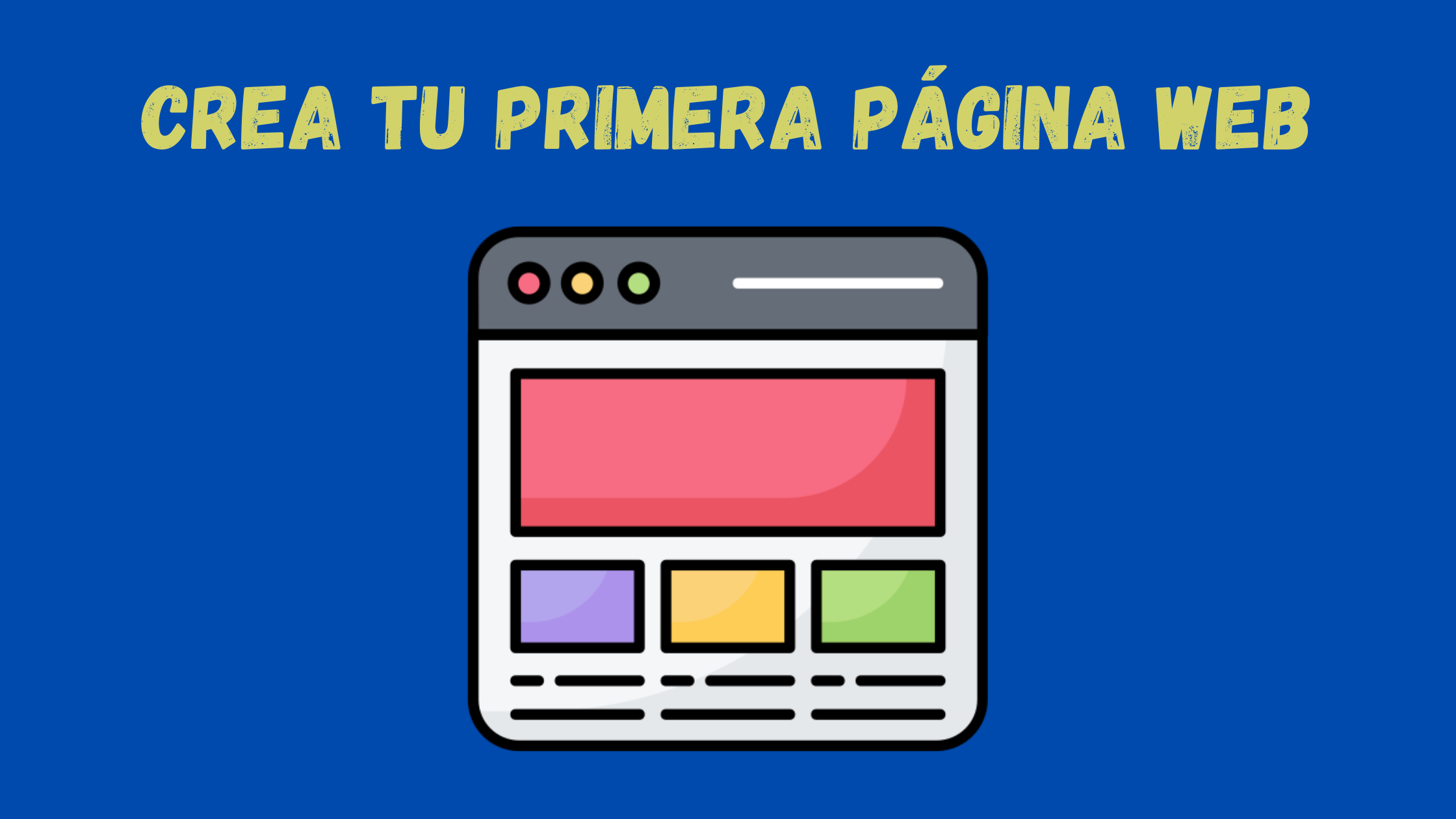 Crea tu primera página web